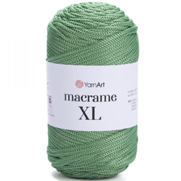 Макраме XL  173 зелений YarnArt (ЯрнАрт)