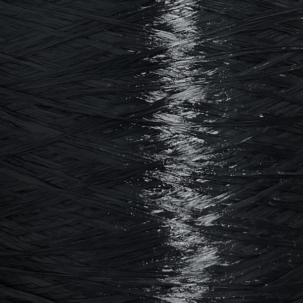 Рафія віскоза 29660 чорний з синім підтоном Італія