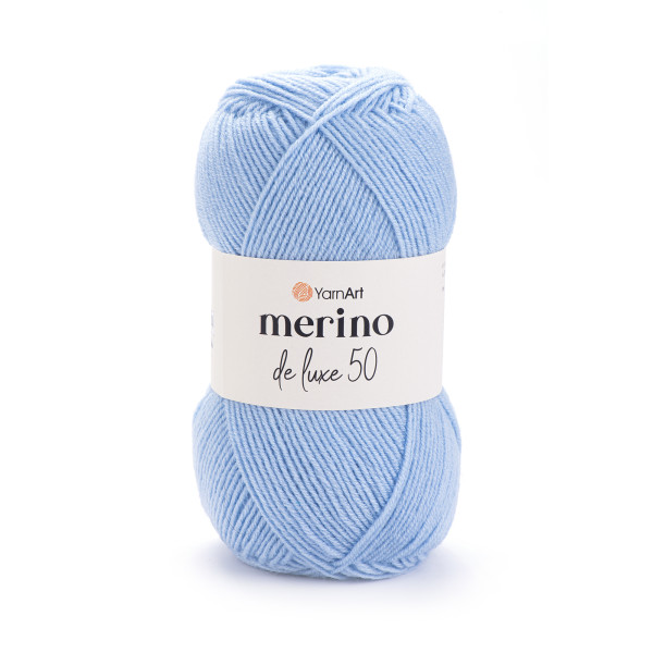 Мерино Делюкс 50 215 блакитний YarnArt (ЯрнАрт) Мерино Делюкс 50 215 блакитний YarnArt (ЯрнАрт)