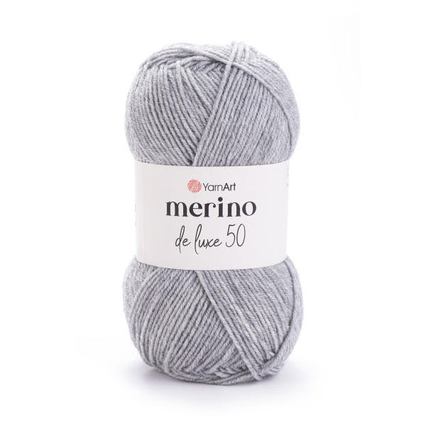 Мерино Делюкс 50 282 сірий YarnArt (ЯрнАрт) Мерино Делюкс 50 282 сірий YarnArt (ЯрнАрт)