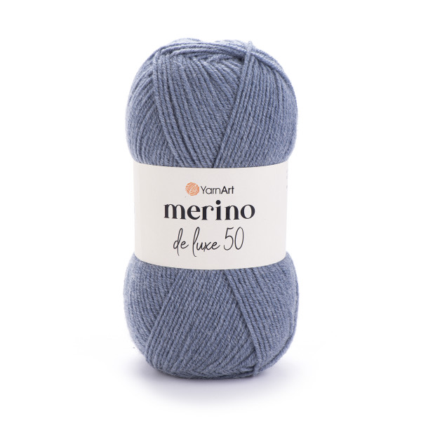 Мерино Делюкс 50 3864 сіро-блакитний YarnArt (ЯрнАрт) Мерино Делюкс 50 3864 сіро-блакитний YarnArt (ЯрнАрт)