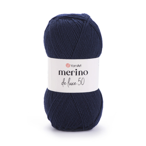 Мерино Делюкс 50 583 т.синій YarnArt (ЯрнАрт) Мерино Делюкс 50 583 т.синій YarnArt (ЯрнАрт)