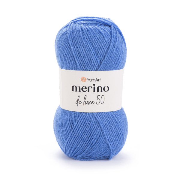 Мерино Делюкс 50 600 блакитний YarnArt (ЯрнАрт) Мерино Делюкс 50 600 блакитний YarnArt (ЯрнАрт)
