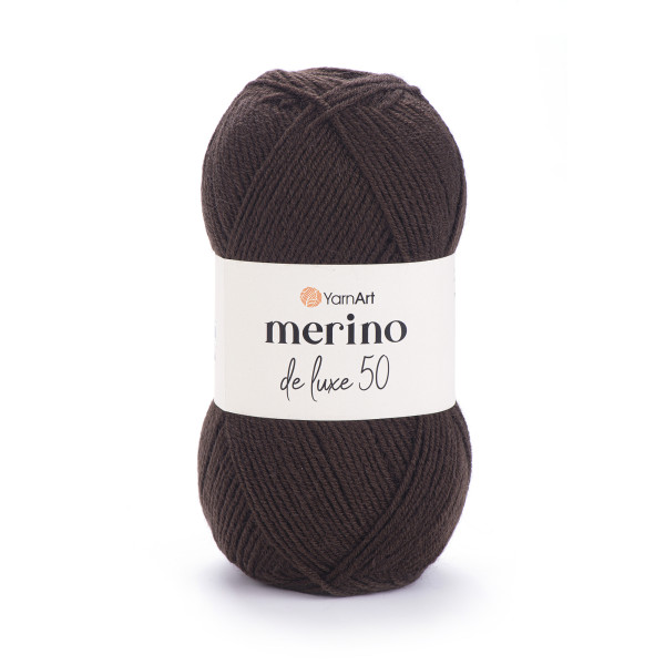 Мерино Делюкс 50 116 шоколад YarnArt (ЯрнАрт) Мерино Делюкс 50 116 шоколад YarnArt (ЯрнАрт)
