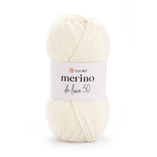 Мерино Делюкс 50 502 молоко YarnArt (ЯрнАрт) Мерино Делюкс 50 502 молоко YarnArt (ЯрнАрт)