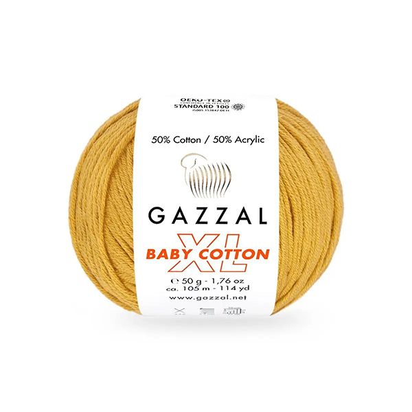 Бебі котон Газал XL/Baby Cotton Gazzal XL  3447 мед Gazzal