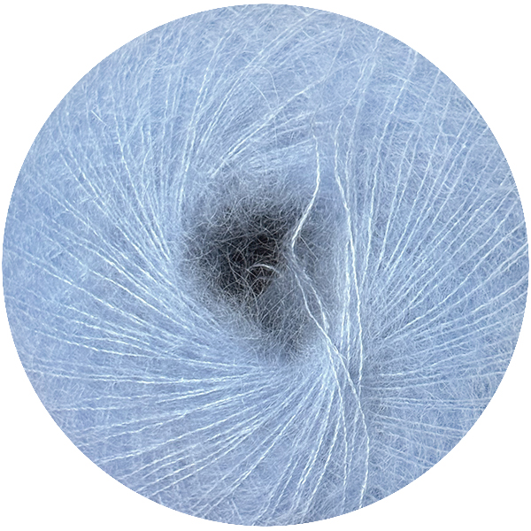 Мохер з шовком Гламур 3056 перші волшошки Ярна 