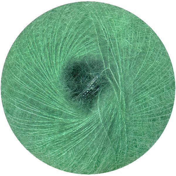 Мохер з шовком Гламур 3073 смарагди Жозефіни Ярна 