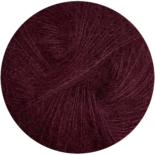 Мохер з шовком Гламур 445 гранат Ярна 