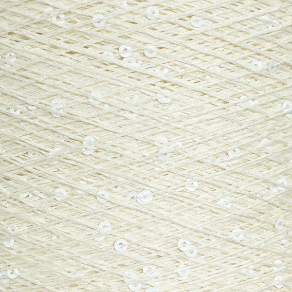 Бавовна з мікропаєткою   1094 білий натуральний Китай