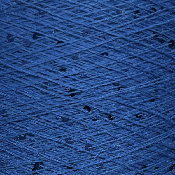 Бавовна з мікропаєткою   1117 синій Китай