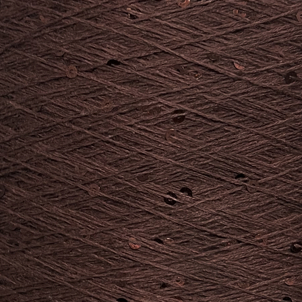 Бавовна з мікропаєткою   1051 шоколад/шоколад Китай