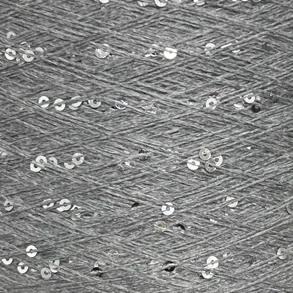 Бавовна з мікропаєткою   1330 сірий срібло Китай