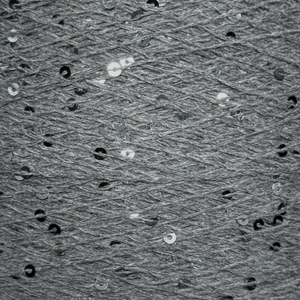 Бавовна з мікропаєткою   1331 сірий кольорова Китай