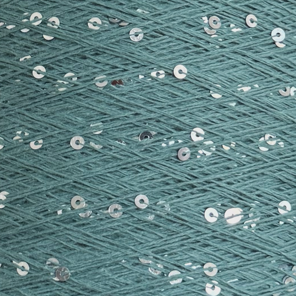 Бавовна з мікропаєткою   1141 сальвія/зелений Китай