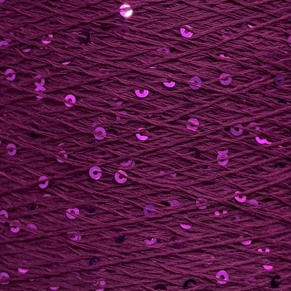 Бавовна з мікропаєткою   1219 пурпурний кольорова  Китай