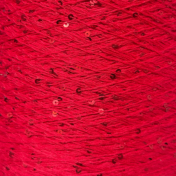 Бавовна з мікропаєткою   1342 червоний+червоний Китай