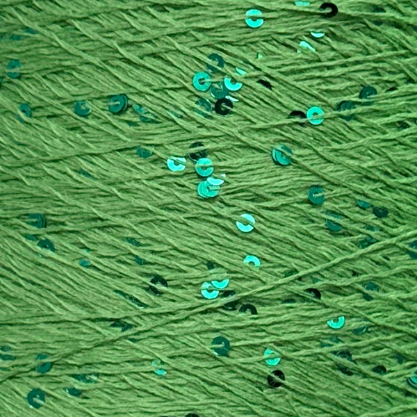 Бавовна з мікропаєткою  1110 солоний лайм/ зелений Китай