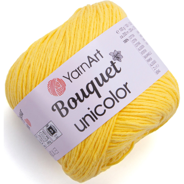 Букет уніколор ЯрнАрт 3218 жовтий YarnArt (ЯрнАрт)