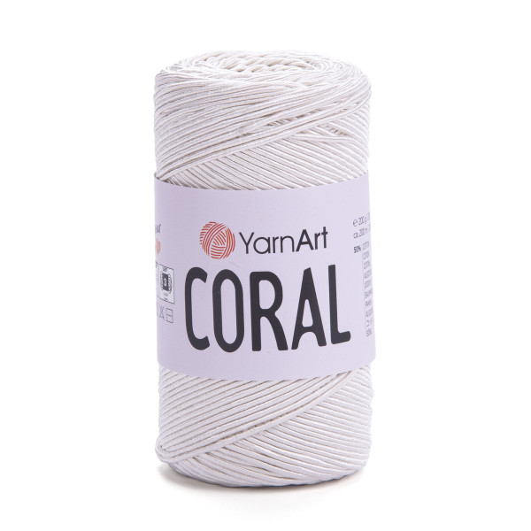 Корал ЯрнАрт 1901 білий YarnArt (ЯрнАрт)