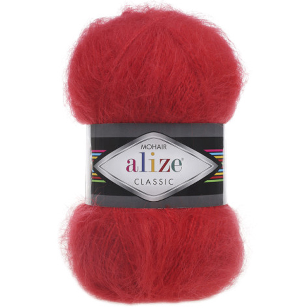 Мохер класик  ALIZE 56 червоний Alize (Алізе)