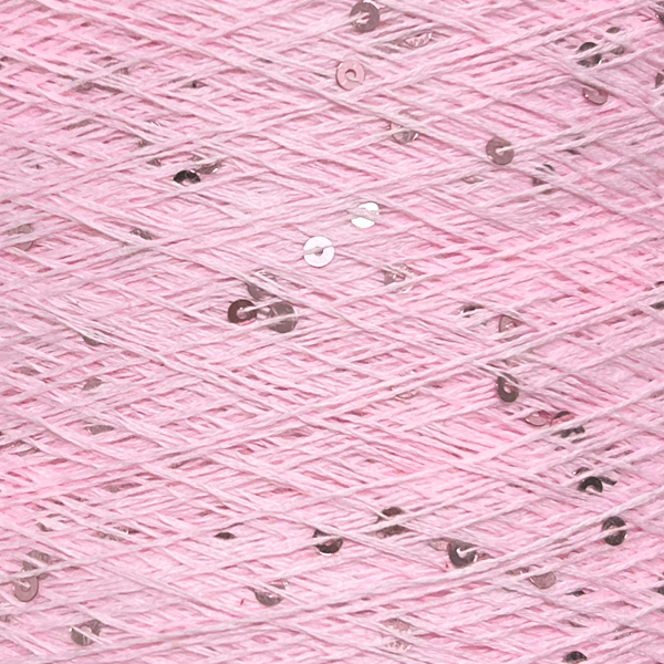 Бавовна з мікропаєткою кольорова  1145 бл рожевий Китай