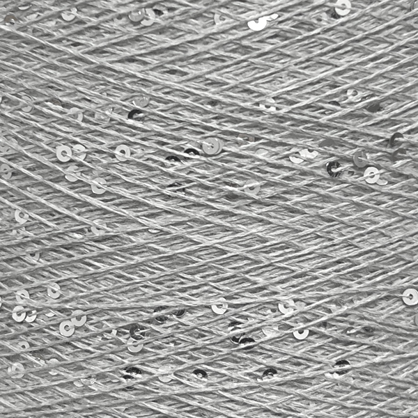 Бавовна з мікропаєткою кольорова  1326 сірий срібло Китай