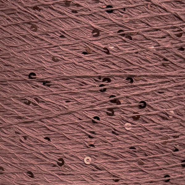 Бавовна з мікропаєткою кольорова 1271 рубіновий шоколад/ попеляста троянда Китай