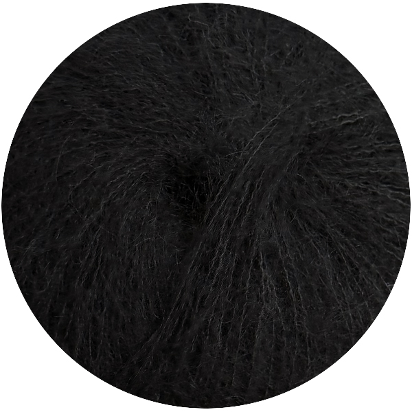 Альпака супер файн  Елізабет 628 крило ворона Ярна 