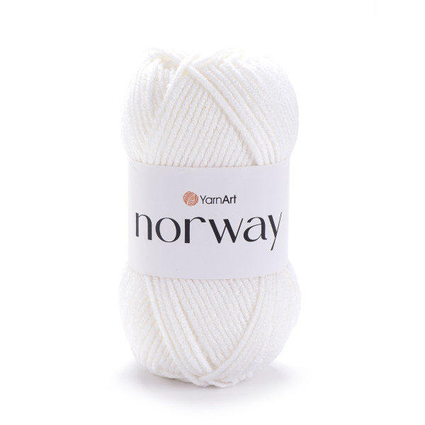 Норвей 150 білий YarnArt (ЯрнАрт)