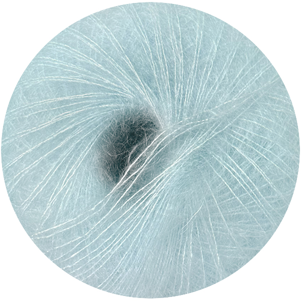 Мохер з шовком Софт Дрім ВВВ 70 блакитні крила янгола ВВВ