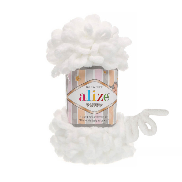 Пуффі Алізе/Puffy Alize 55 білий Alize (Алізе)