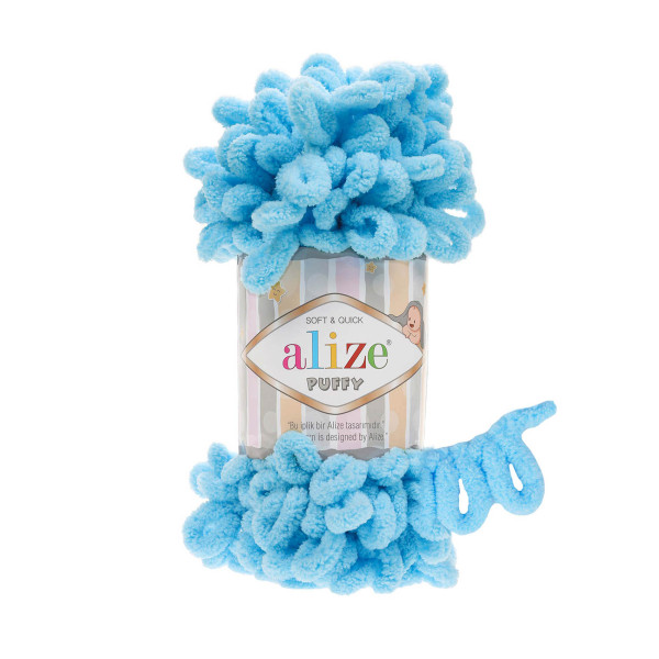 Пуффі Алізе/Puffy Alize 287 блакитний Alize (Алізе)