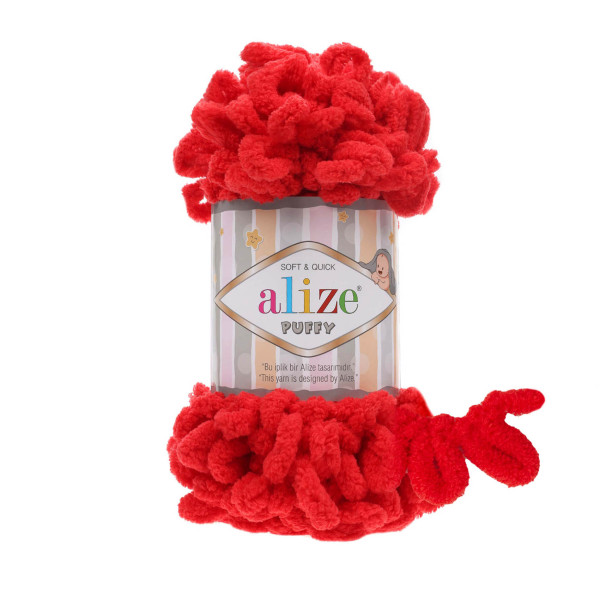 Пуффі Алізе/Puffy Alize 56 червоний Alize (Алізе)
