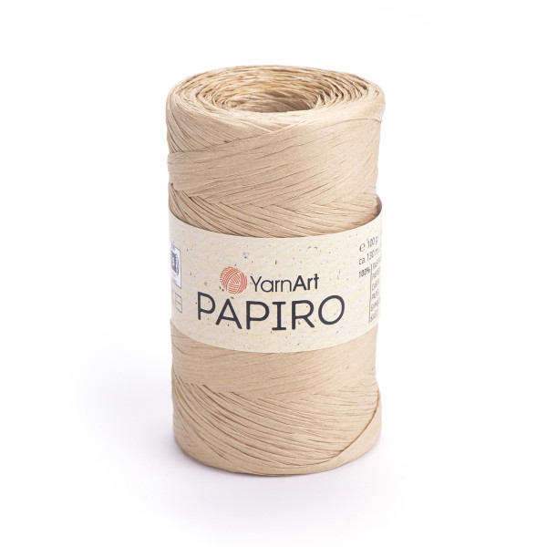 Папіро( Раффія) 1302 беж YarnArt (ЯрнАрт) Папіро( Раффія) 1302 беж YarnArt (ЯрнАрт)