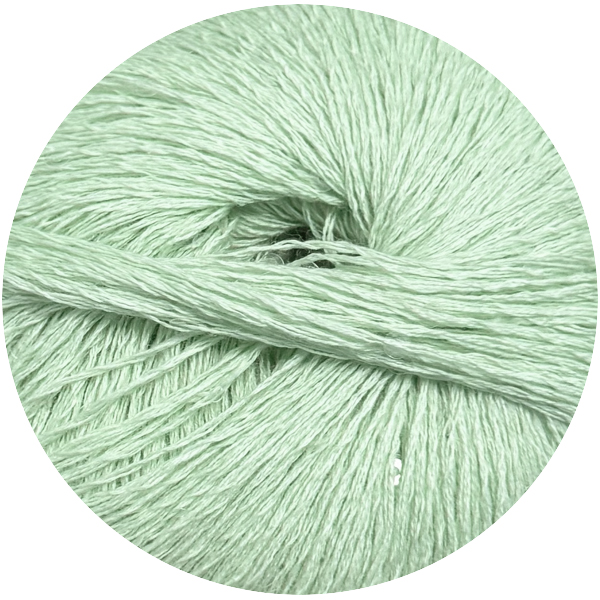 Бавовна з паєткою Женьшень 11030 прозора тіфані Ярна 