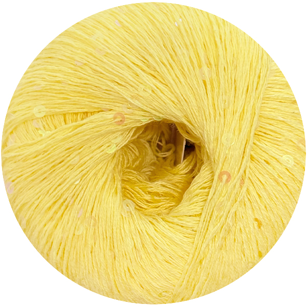 Бавовна з паєткою Женьшень 103600 масло+райдужні паєтки Ярна 