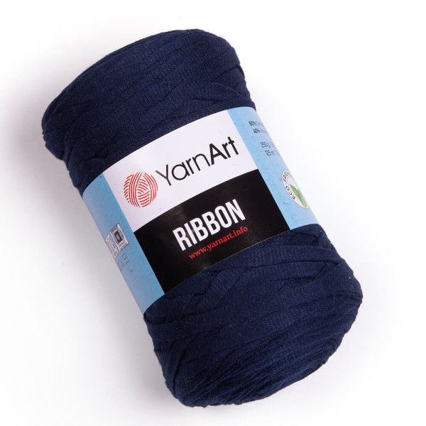 Ріббон 784 джинс темний YarnArt (ЯрнАрт)