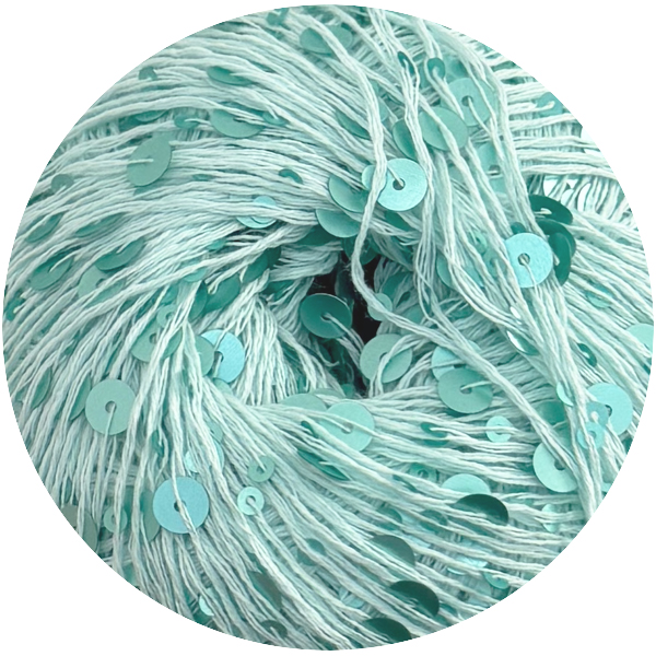 Паєтки Королівські  064 тіфані/тіфані матова Ярна 