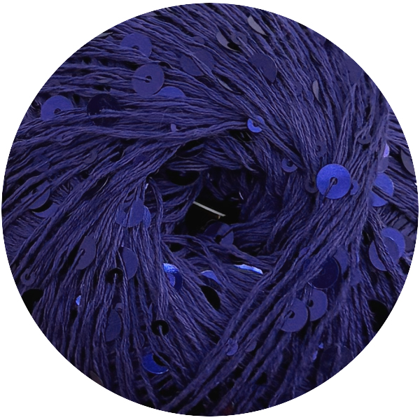 Паєтки Королівські  070 синій+синій Ярна 