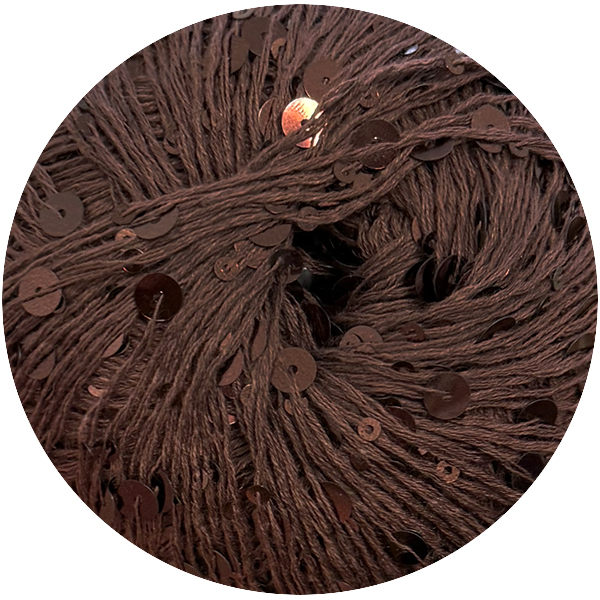 Паєтки Королівські  029 шоколад / шоколад Ярна 