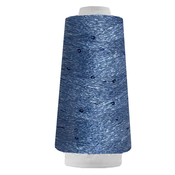 Люрекс з мікропайєткою 24 джинс Китай