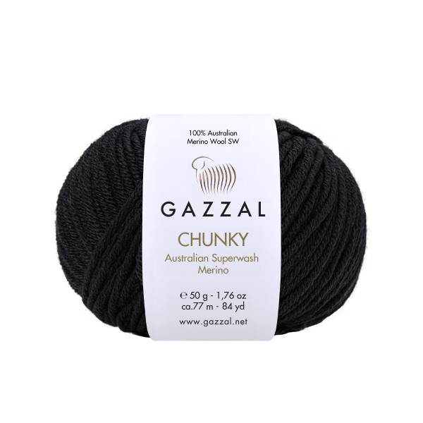 Чанкі Газал/Chunky Gazzal 158 чорний Gazzal