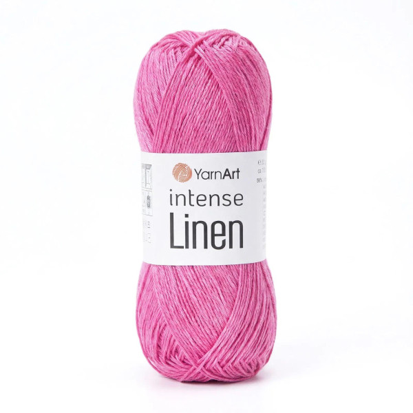 Інтенс Лінен 4107 рожева пелюстка YarnArt (ЯрнАрт)