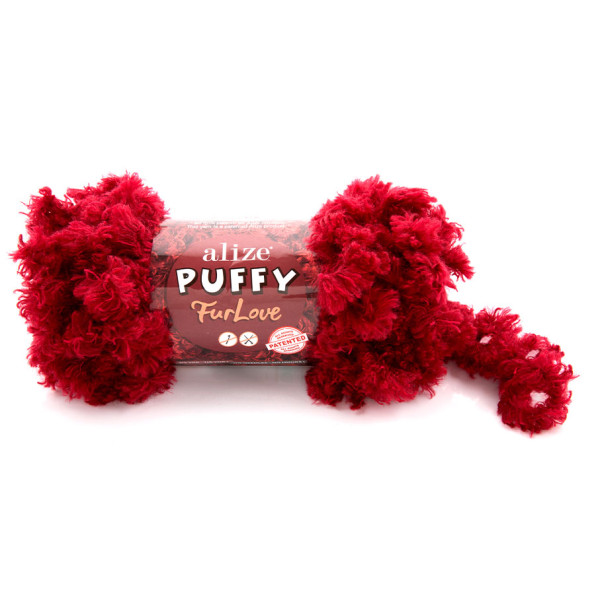 Пуффі ФюрЛав Алізе/Puffy FurLove Alize 56 червоний Alize (Алізе)