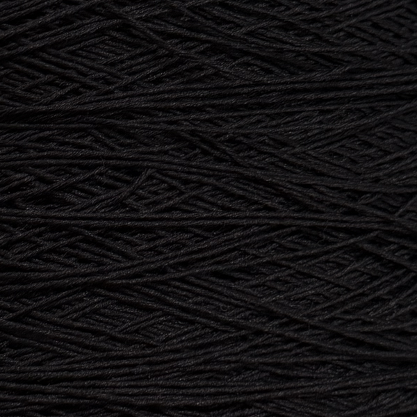 Шовк 100% 3300 шаппе Filati Buratti 1 чорний  Filati Buratti