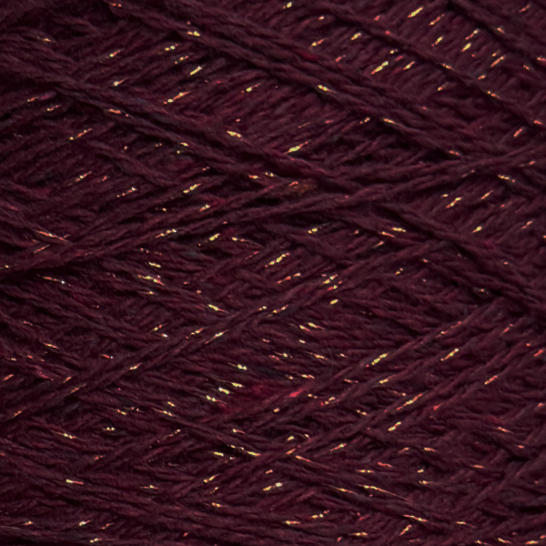Меринос з шовком малбері Venus та люрексом 12 гранатова прикраса Італія