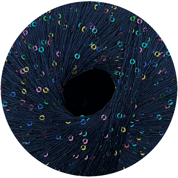 Пайєтки Рясні Елеганза  414 синій Ярна 