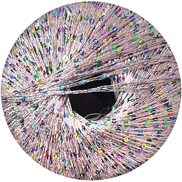 Пайєтки Рясні Елеганза  417 запорошена троянда Ярна 