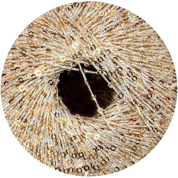 Пайєтки Рясні Елеганза   2 бризки шампанського\золото Ярна 